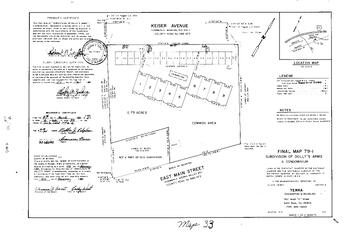 Click to see Subdivision book 6, pg. 33 (1979) of Nevada County Recorders Subdivision Maps Book 6