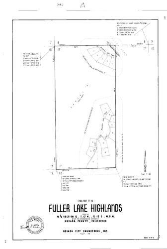 Click to see Subdivision book 6, pg. 38 (1980) of Nevada County Recorders Subdivision Maps Book 6