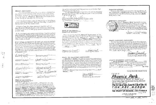 Click to see Subdivision book 6, pg. 40 (1980) of Nevada County Recorders Subdivision Maps Book 6