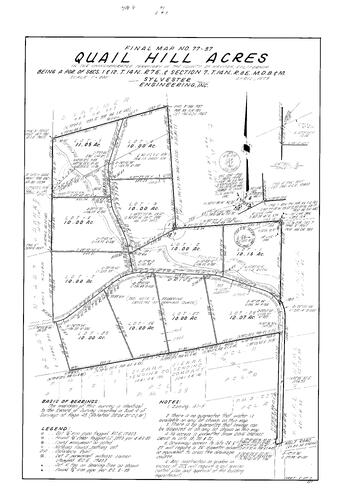 Click to see Subdivision book 6, pg. 41 (1980) of Nevada County Recorders Subdivision Maps Book 6
