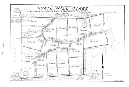 Click to see Subdivision book 6, pg. 41 (1980) of Nevada County Recorders Subdivision Maps Book 6