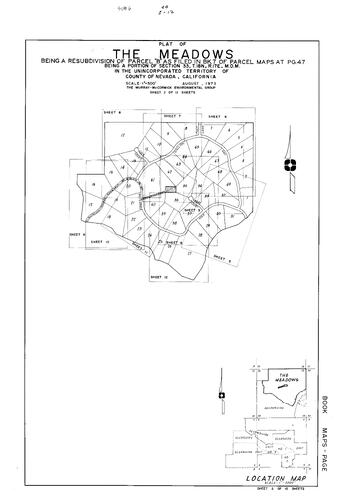 Click to see Subdivision book 6, pg. 44 (1980) of Nevada County Recorders Subdivision Maps Book 6