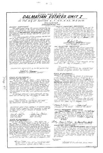 Click to see Subdivision book 6, pg. 45 (1980) of Nevada County Recorders Subdivision Maps Book 6