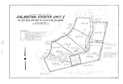 Click to see Subdivision book 6, pg. 45 (1980) of Nevada County Recorders Subdivision Maps Book 6