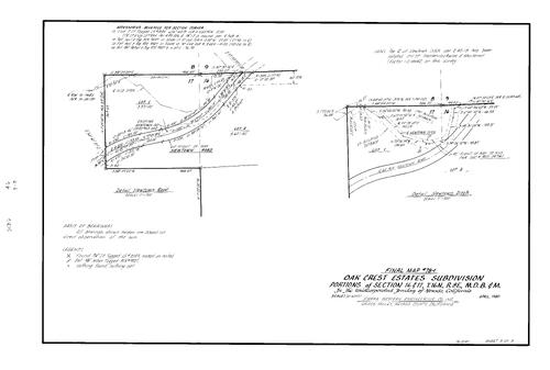 Click to see Subdivision book 6, pg. 46 (1980) of Nevada County Recorders Subdivision Maps Book 6