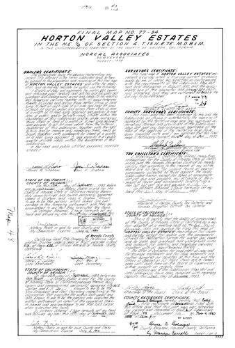 Click to see Subdivision book 6, pg. 48 (1980) of Nevada County Recorders Subdivision Maps Book 6