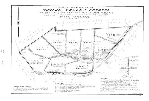 Click to see Subdivision book 6, pg. 48 (1980) of Nevada County Recorders Subdivision Maps Book 6