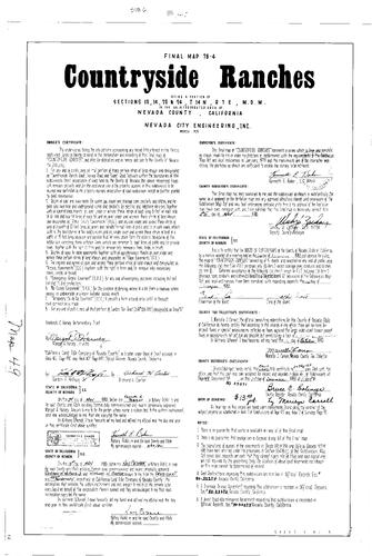 Click to see Subdivision book 6, pg. 49 (1980) of Nevada County Recorders Subdivision Maps Book 6