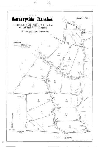 Click to see Subdivision book 6, pg. 49 (1980) of Nevada County Recorders Subdivision Maps Book 6
