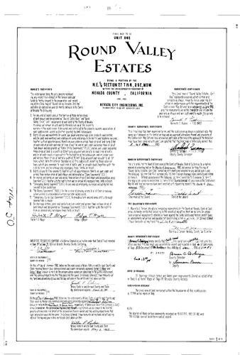 Click to see Subdivision book 6, pg. 50 (1980) of Nevada County Recorders Subdivision Maps Book 6
