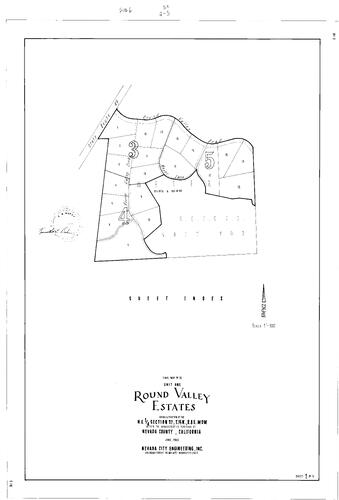 Click to see Subdivision book 6, pg. 50 (1980) of Nevada County Recorders Subdivision Maps Book 6
