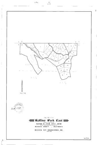 Click to see Subdivision book 6, pg. 52 (1980) of Nevada County Recorders Subdivision Maps Book 6