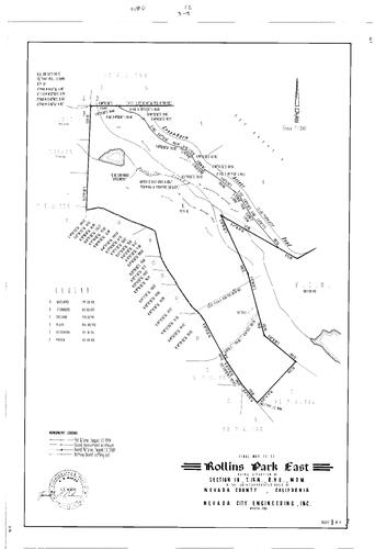 Click to see Subdivision book 6, pg. 52 (1980) of Nevada County Recorders Subdivision Maps Book 6