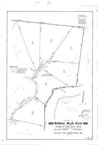 Click to see Subdivision book 6, pg. 52 (1980) of Nevada County Recorders Subdivision Maps Book 6