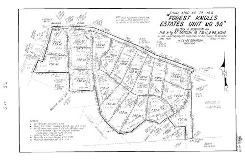 Click to see Subdivision Book 7, pg. 20 (1982) of Nevada County Recorders Subdivision Maps Book 7
