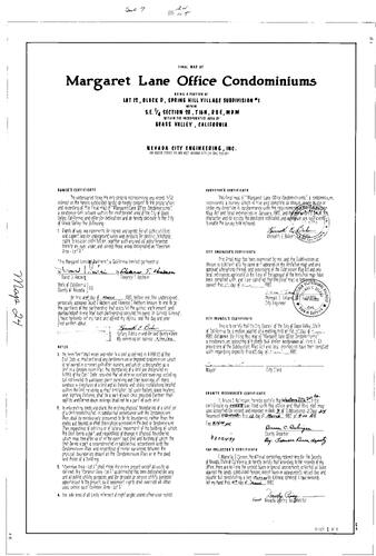 Click to see Subdivision Book 7, pg. 24 (1982) of Nevada County Recorders Subdivision Maps Book 7