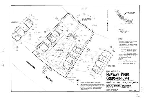 Click to see Subdivision Book 7, pg. 27 (1982) of Nevada County Recorders Subdivision Maps Book 7