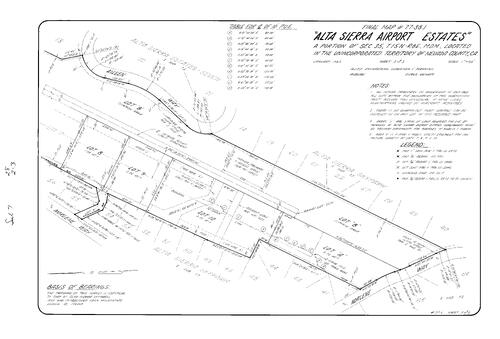 Click to see Subdivision Book 7, pg. 28 (1982) of Nevada County Recorders Subdivision Maps Book 7