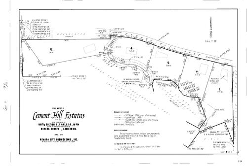 Click to see Subdivision Book 7, pg. 36 (1983) of Nevada County Recorders Subdivision Maps Book 7
