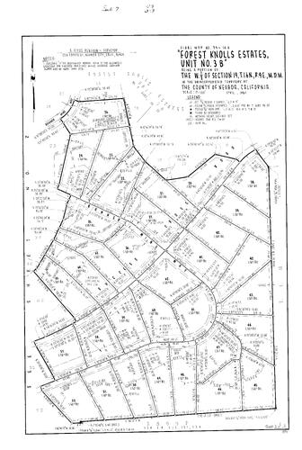 Click to see Subdivision Book 7, pg. 43 (1984) of Nevada County Recorders Subdivision Maps Book 7