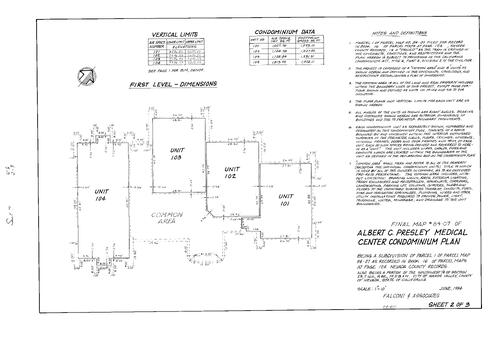 Click to see Subdivision Book 7, pg. 46 (1984) of Nevada County Recorders Subdivision Maps Book 7