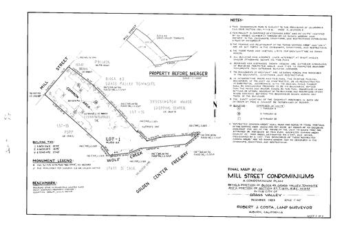 Click to see Subdivision Book 7, pg. 50 (1984) of Nevada County Recorders Subdivision Maps Book 7