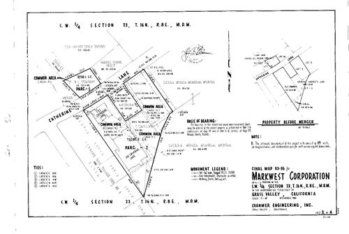 Click to see Subdivision Book 7, pg. 51 (1984) of Nevada County Recorders Subdivision Maps Book 7