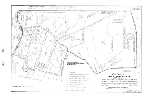 Click to see Subdivision Book 7, pg. 56 (1985) of Nevada County Recorders Subdivision Maps Book 7