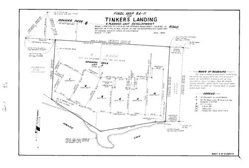 Click to see Subdivision Book 7, pg. 61 (1985) of Nevada County Recorders Subdivision Maps Book 7