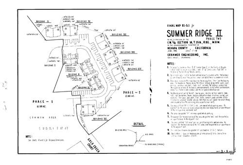 Click to see Subdivision Book 7, pg. 74 (1986) of Nevada County Recorders Subdivision Maps Book 7