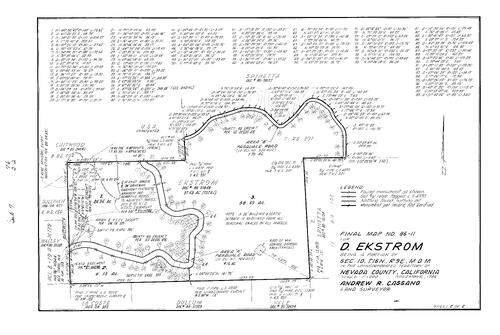Click to see Subdivision Book 7, pg. 76 (1987) of Nevada County Recorders Subdivision Maps Book 7