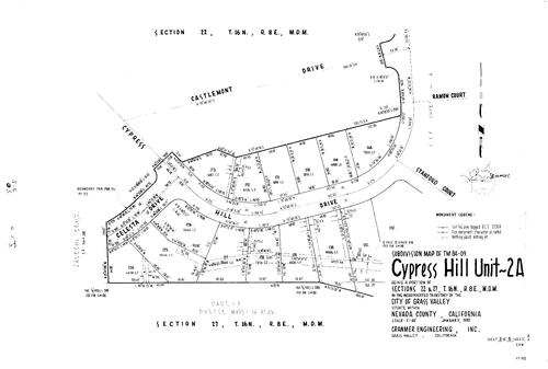 Click to see Subdivision Book 7, pg. 80 (1987) of Nevada County Recorders Subdivision Maps Book 7