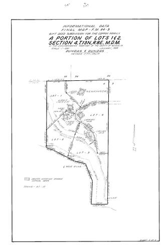 Click to see Subdivision Book 7, pg. 90 (1988) of Nevada County Recorders Subdivision Maps Book 7