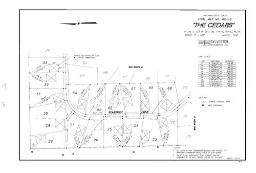 Click to see Subdivision Book 7, pg. 105 (1990) of Nevada County Recorders Subdivision Maps Book 7