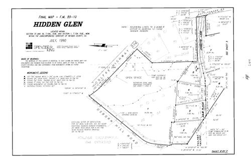Click to see Subdivision Book 7, pg. 108 (1990) of Nevada County Recorders Subdivision Maps Book 7