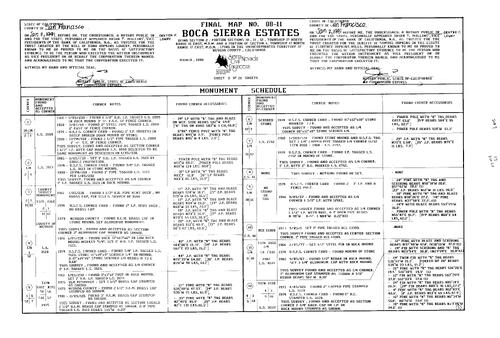 Click to see Subdivision Book 7, pg. 113 (1991) of Nevada County Recorders Subdivision Maps Book 7