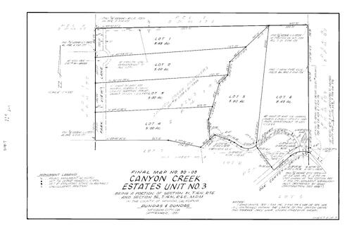 Click to see Subdivision Book 7, pg. 118 (1991) of Nevada County Recorders Subdivision Maps Book 7