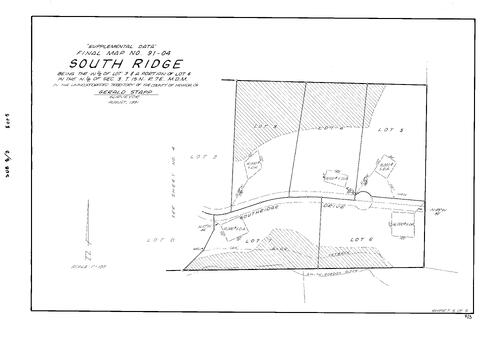 Click to see Subdivision Book 8, pg. 3 (1992) of Nevada County Recorders Subdivision Maps Book 8