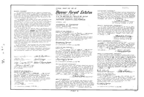 Click to see Subdivision Book 8, pg. 4 (1992) of Nevada County Recorders Subdivision Maps Book 8