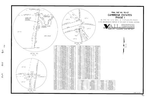 Click to see Subdivision Book 8, pg. 6 (1992) of Nevada County Recorders Subdivision Maps Book 8