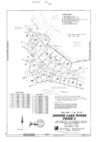 Click to see Subdivision Book 8, pg. 7 (1992) of Nevada County Recorders Subdivision Maps Book 8