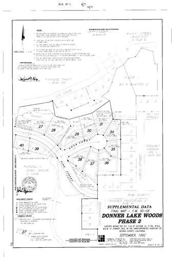 Click to see Subdivision Book 8, pg. 7 (1992) of Nevada County Recorders Subdivision Maps Book 8