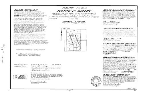 Click to see Subdivision Book 8, pg. 8 (1992) of Nevada County Recorders Subdivision Maps Book 8