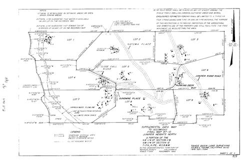 Click to see Subdivision Book 8, pg. 9 (1992) of Nevada County Recorders Subdivision Maps Book 8