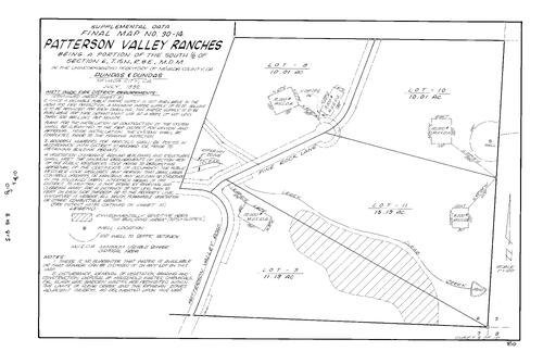 Click to see Subdivision Book 8, pg. 10 (1992) of Nevada County Recorders Subdivision Maps Book 8