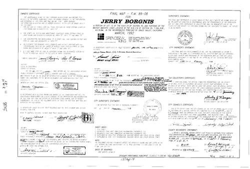 Click to see Subdivision Book 8, pg. 14 (1993) of Nevada County Recorders Subdivision Maps Book 8