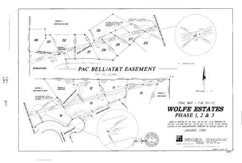 Click to see Subdivision Book 8, pg. 15 (1993) of Nevada County Recorders Subdivision Maps Book 8