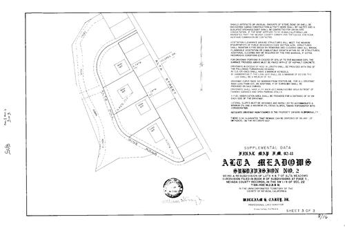 Click to see Subdivision Book 8, pg. 16 (1993) of Nevada County Recorders Subdivision Maps Book 8