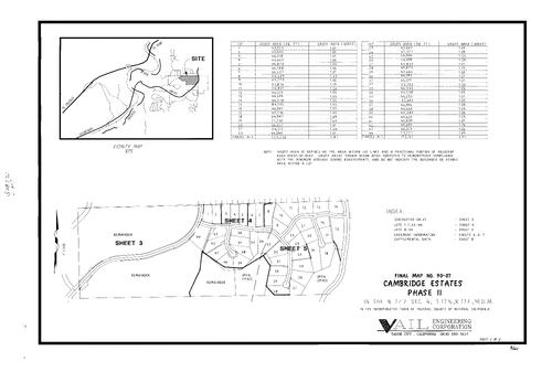 Click to see Subdivision Book 8, pg. 21 (1993) of Nevada County Recorders Subdivision Maps Book 8