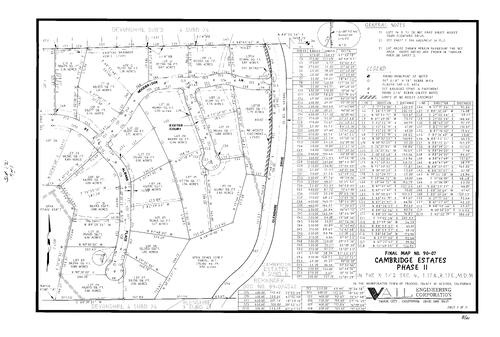 Click to see Subdivision Book 8, pg. 21 (1993) of Nevada County Recorders Subdivision Maps Book 8